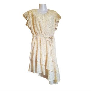 NWT 143 Story | Yellow Floral dress | Size Large
